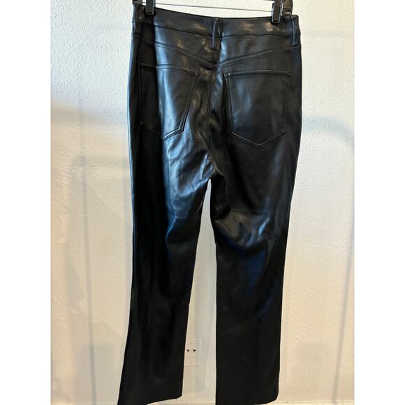 Express Faux Leather Pants Womens Size 10 Short Black Straight New NWT - Picture 5 of 5